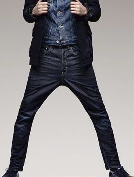 g star raw a crotch tapered w34