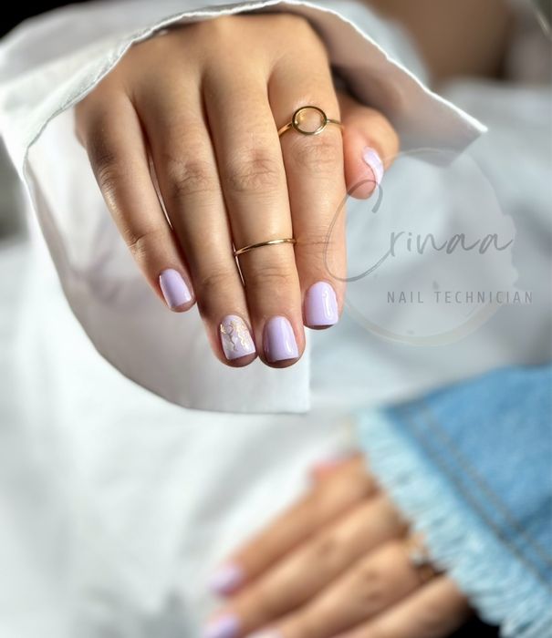 Unghii cu gel si oja semipermanenta/ pedichiura