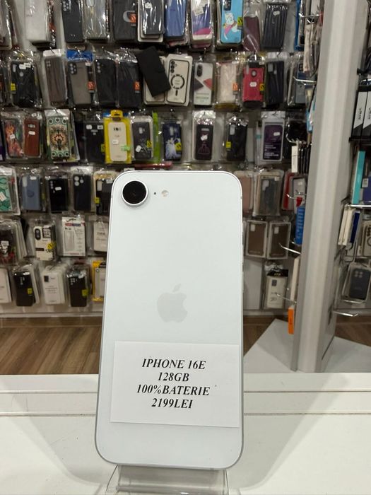 iSellStore Vâlcea: iPhone 16E  - 128GB - 100%baterie