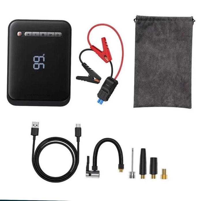 Baseus super energy 2в1 пусковое устройсто и компрессop