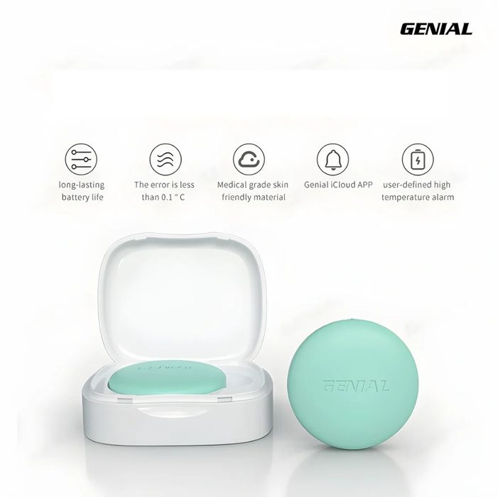 Смарт термометър Genial с приложение и аларма при температура 24/7