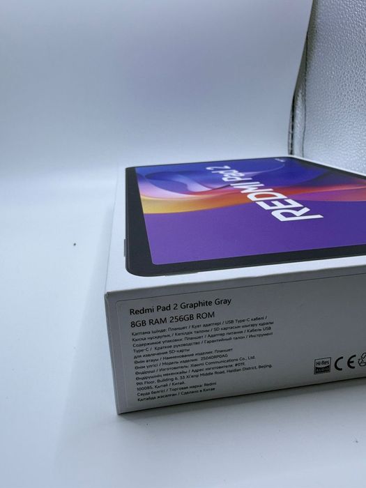 Планшет Redmi Pad 2 8/256GB Graphite Gray — Новый