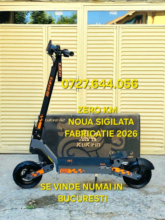 Kukirin G2 2026 Noua sigilata MOTOR 800 WATI 16A Puternica de curse