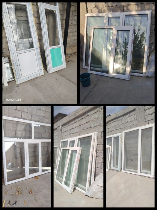 Пластиковые окна, дверь, Форточка