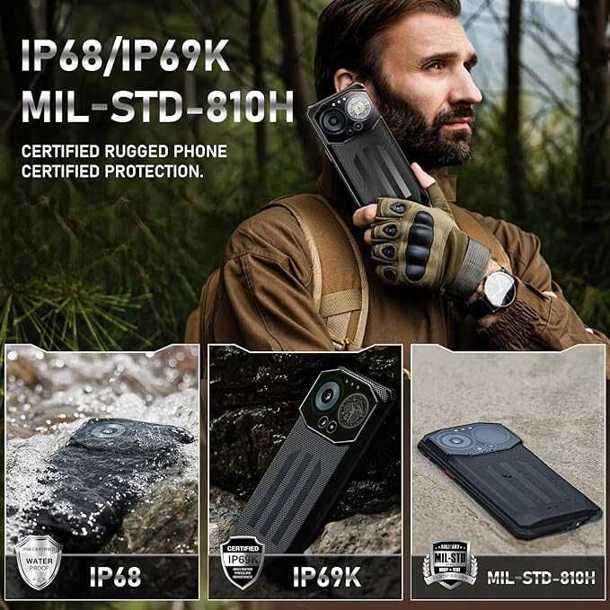 IIIF150 B3C 16GB RAM 256GB ROM, 10800 mAh с IP68 защита