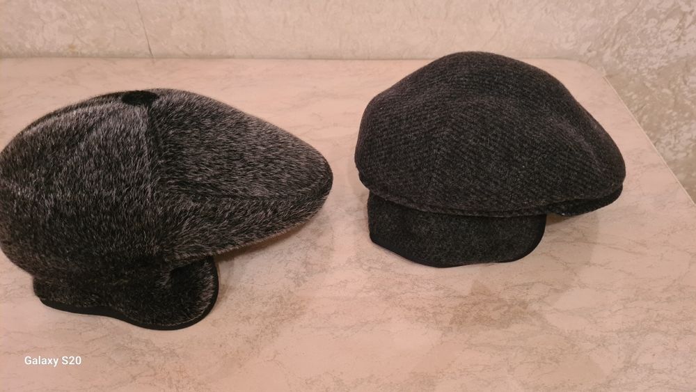 Мужские кепки б/у, размер 57 и 56