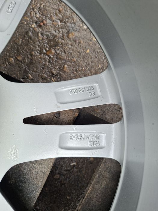 17" 5X100mm Audi, 5х100мм Ауди Оригинални Алуминиеви джанти