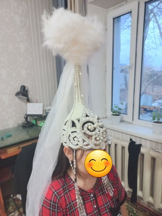 Продам саукеле с длинной фатой