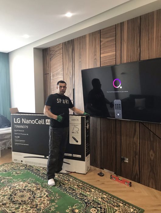 Установка нвеска телевизора Tv smart