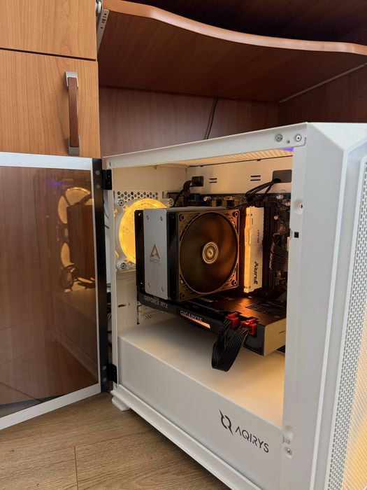 PC Gaming AM5 Ryzen 7 7700X / RTX 3070 8GB / 16GB DDR5 6000MHz / SSD 1TB NVMe / Garanție / AQIRYS Wezen White