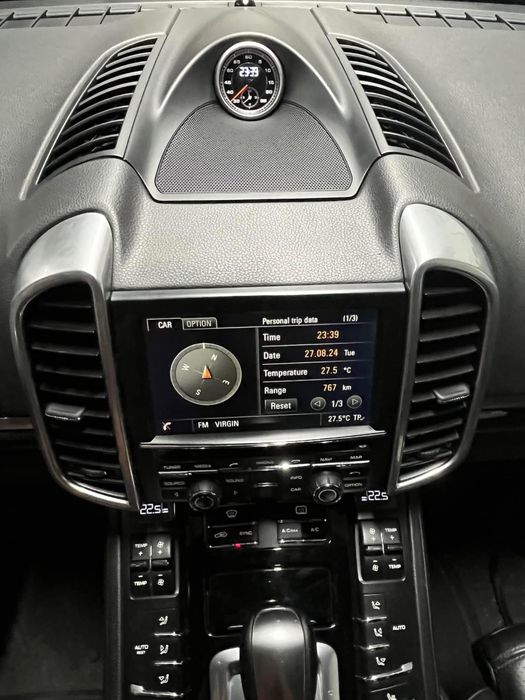 Ceas chrono crono porsche cayenne 2011-2018 interior bord nou kit comp