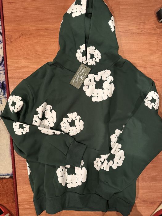 Denim Tears зелен суитшърт и панталонки – размер M