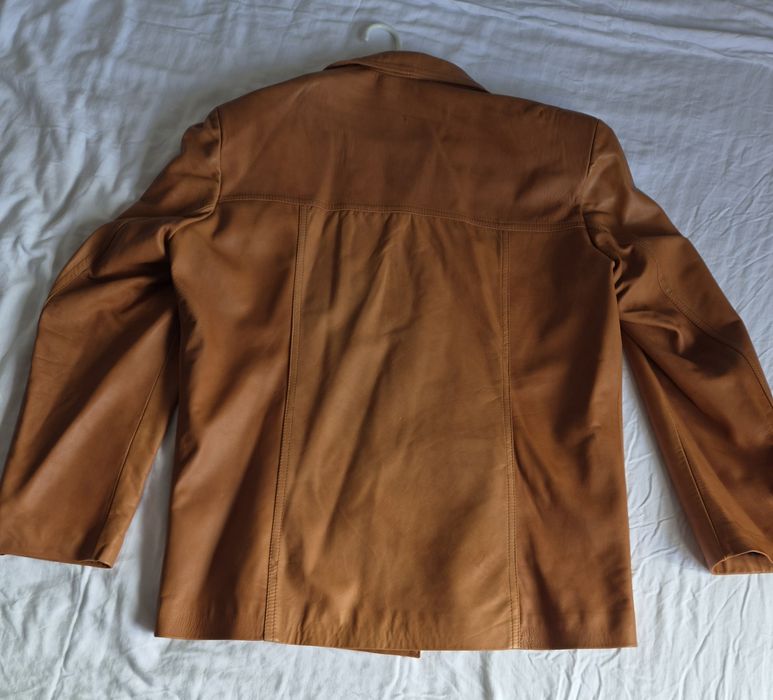 Mens Classic Blazer Buttoned Box Jacket Harris Tan XL / XXL