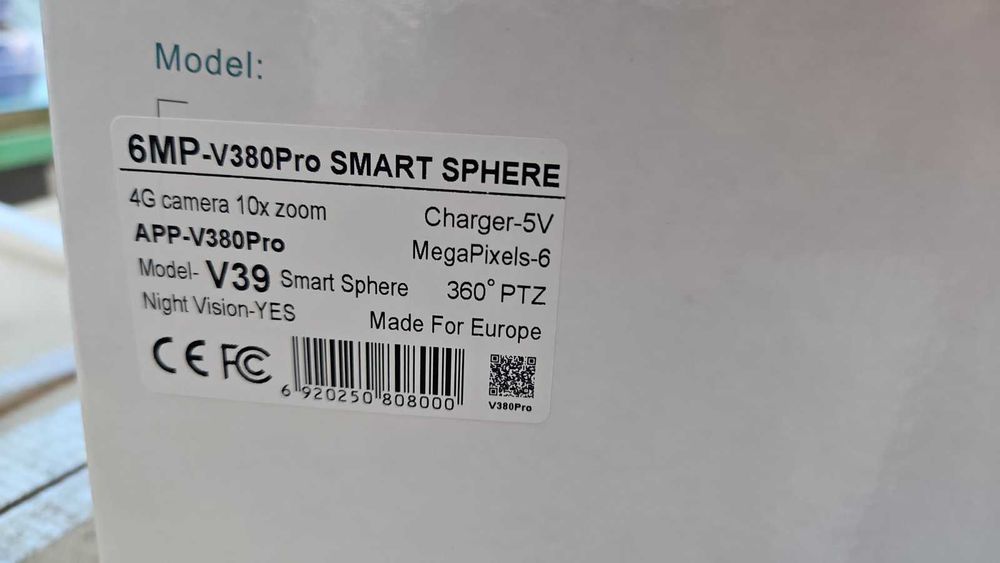 Двойна соларна безжична въртяща камера 4G 6MP 10zoom работи SIM карта