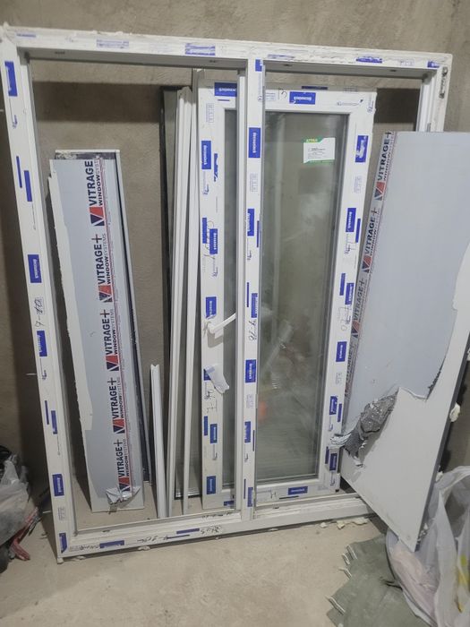 Продам окно и оконные блоки( окно+дверь)