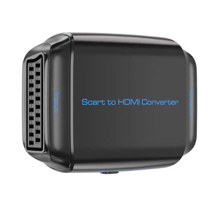 SCART към HDMI конвертор – 720P/1080P видео адаптер с USB захранване