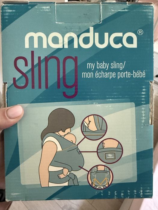 Manduca Sling,wrap elastic, marsupiu din 100% bumbac organic