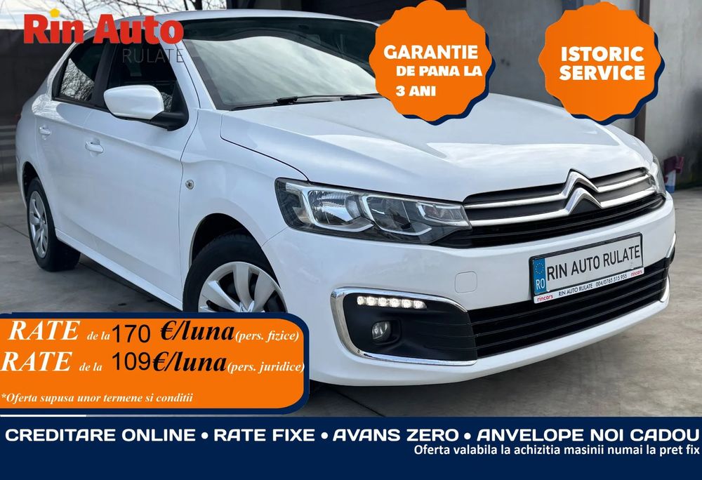 Citroën C-Elysée TVA 21% - Posibilitate vanzare si in RATE – Credit sau Leasing