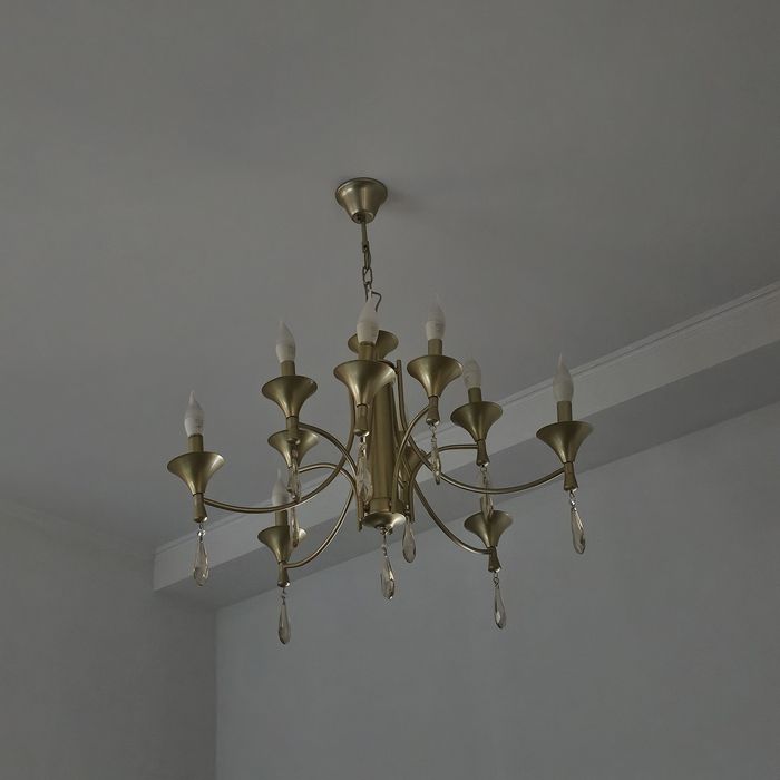 Люстра 9 рожковая
