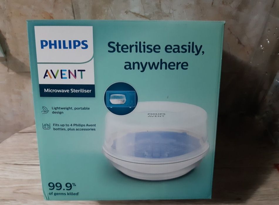 Sterilizator biberoane pentru cuptorul cu microunde