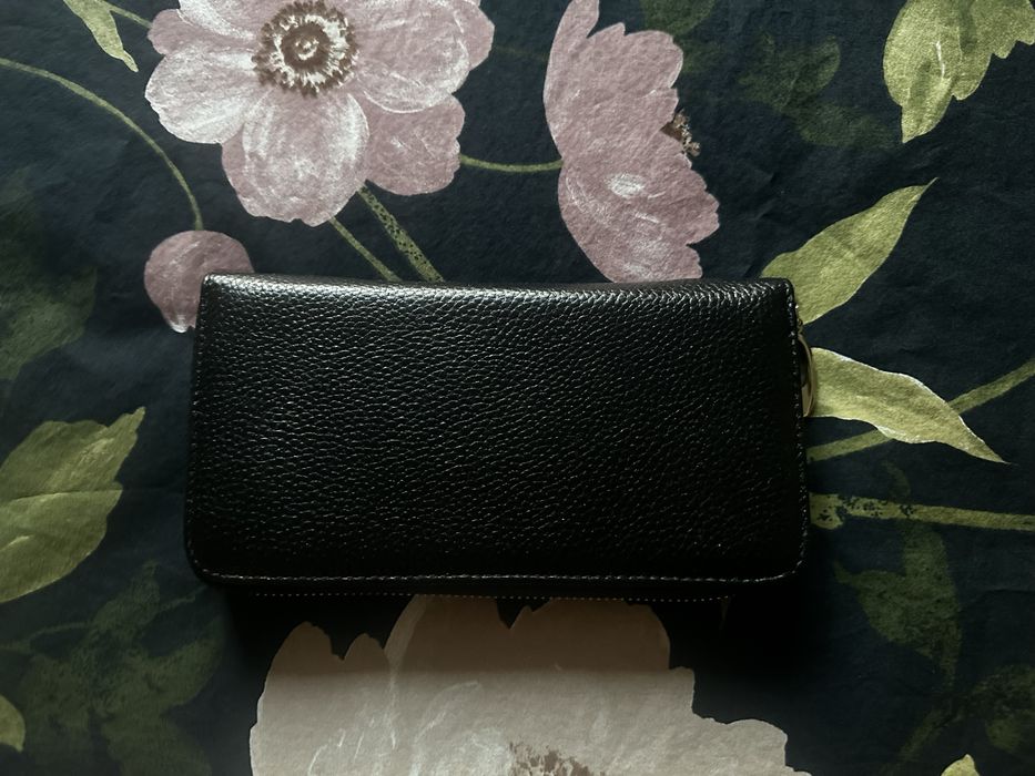 Portofel din piele negru (nou)