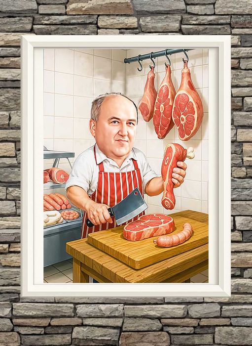 Карикатура по снимка за рожден ден, годишнина или друг повод