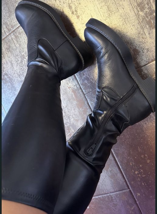 Cizme piele Lasocki o pereche, cizme piele Aldo 2 perechi