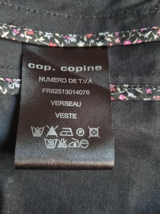 Тренчкот на Cop.Copine-черен цвят