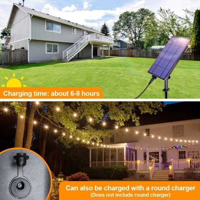 Solar G40 string lights 15.5 meters