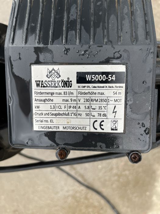 Vand hidrofor WASSERKÖNIG !!!