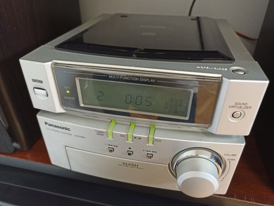 SA-PM01-Radio&CD, utilizat, in stare buna, original-Panasonic.