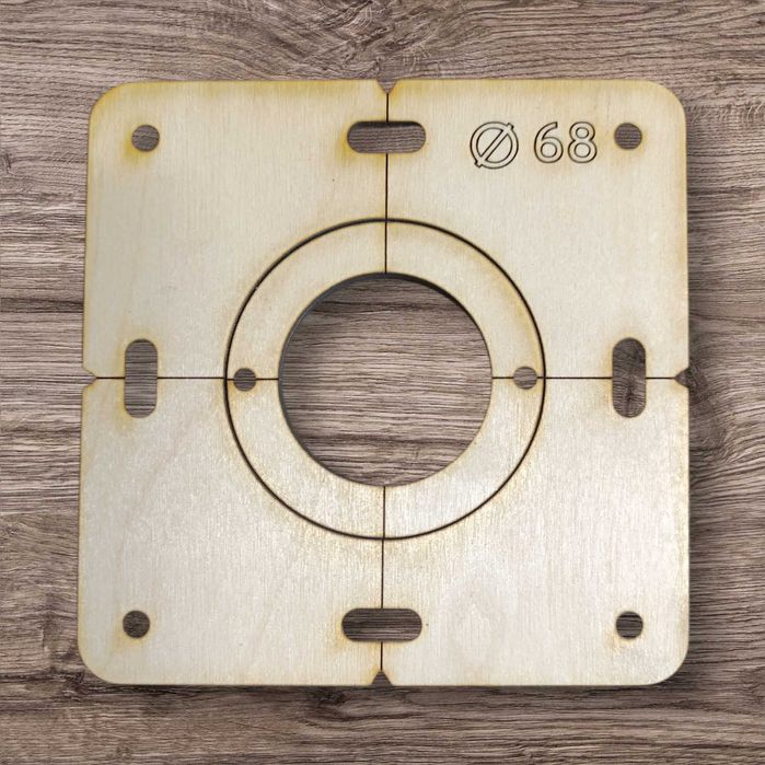 Лазерно изрязани шаблони за конзолни кутии - 4 броя - 20 лева