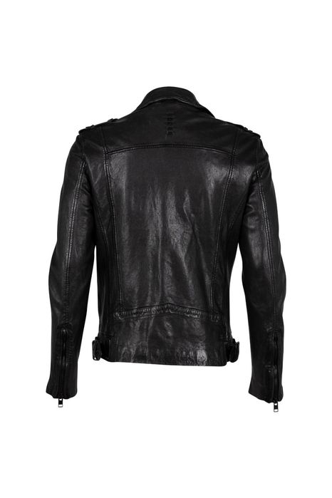 Geaca de Piele Barbati 2.0 by Mauritius Neagra G2MRotys