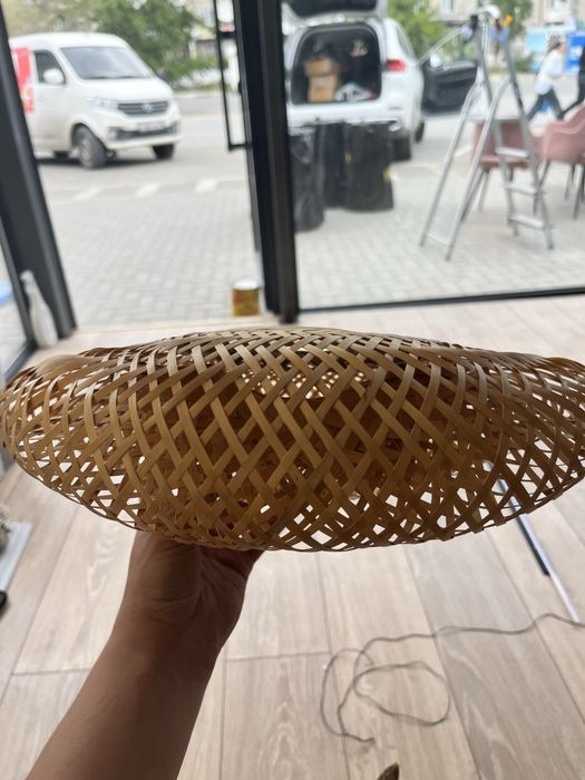 Бамбуковая художественная люстра