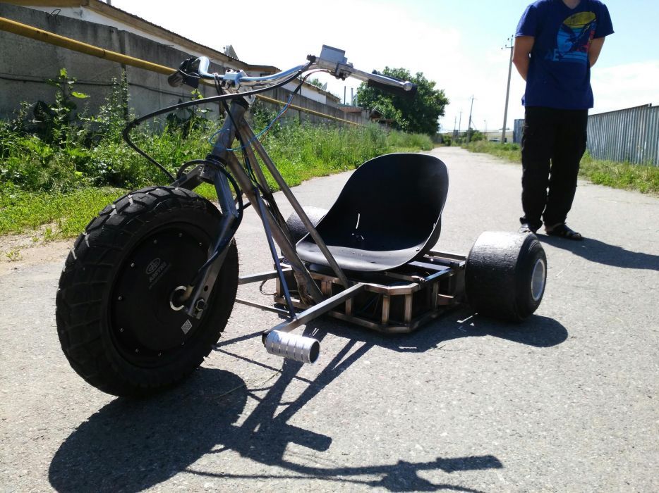 Электроскутер Дрифт Карт Drift-Trike (DRIFT CAR) T01 Красная молния