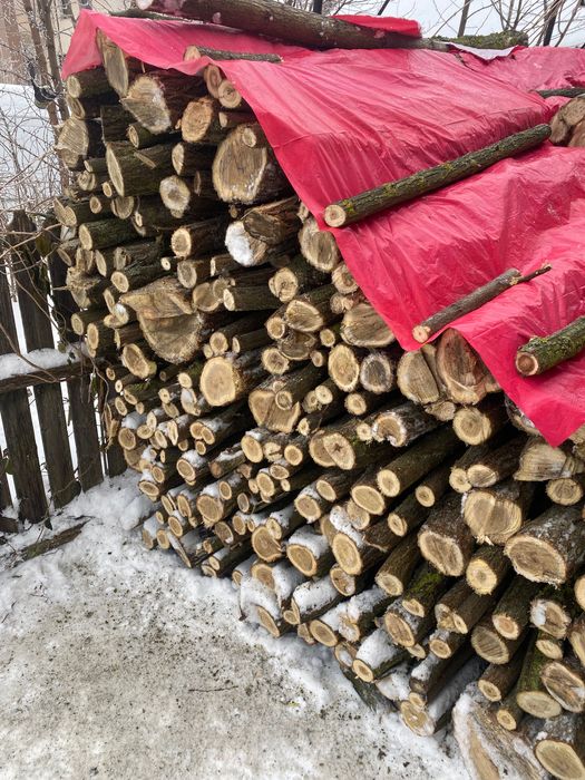 Lemne de foc tăiate și crăpate