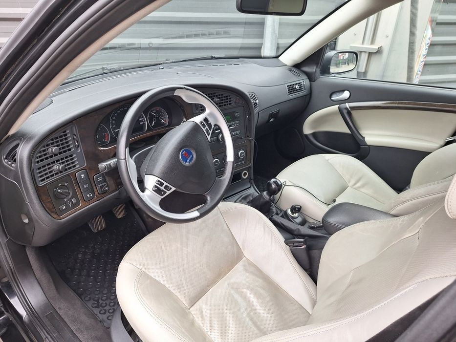 Saab 9-5 Aero /2.3 turbo /280cp/ trapă / piele bej/ ventilație