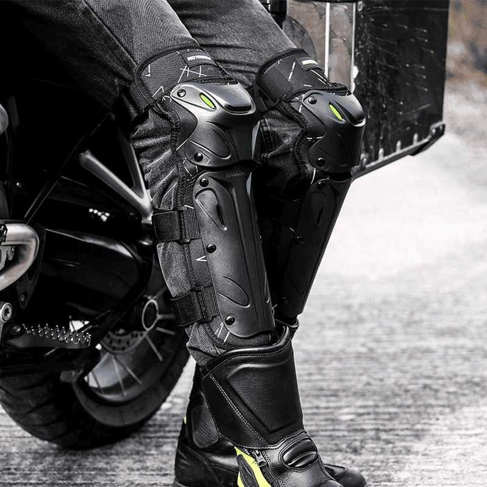 Set genunchiere si cotiere moto  eliberare rapida certificate CE