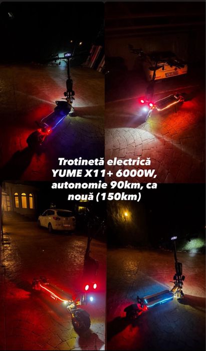 Triotineta elctrica 6000w YUME X11+