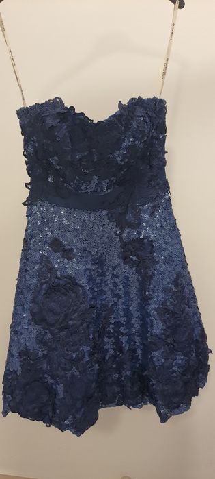 Vand rochie cu paiete si broderie, designer Karen Millen, marimea 36