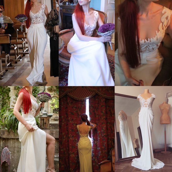 Rochie mireasa, Alina Cernatescu, masura S, sirena