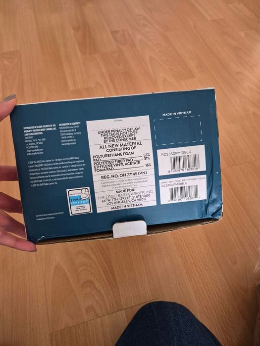 Чисто нова ергономична раница Ergobaby Omni 360 midnight blue