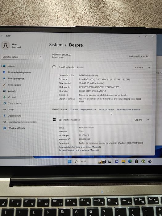 Laptop Naikun DH01 i3_1025g1,16gb ram,ssd1tb,15.6fhd nou