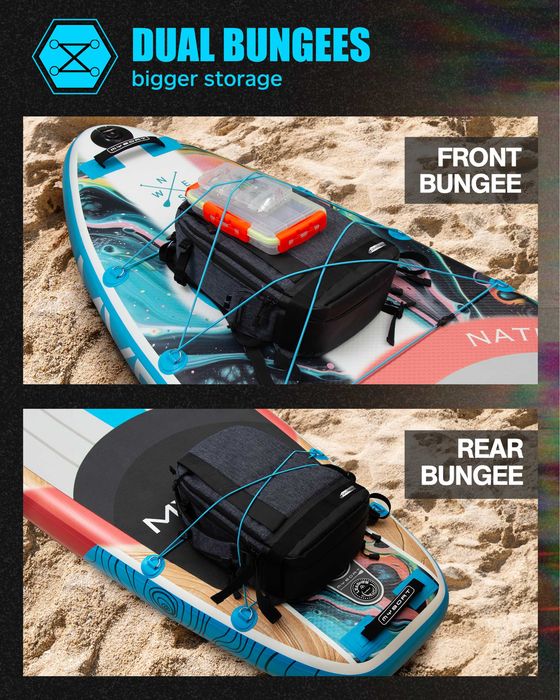 Нов, висок клас, 350 СМ надуваем падъл борд all-round SUP MYBOAT MY17 (Touring Air Blue) в син дизайн.