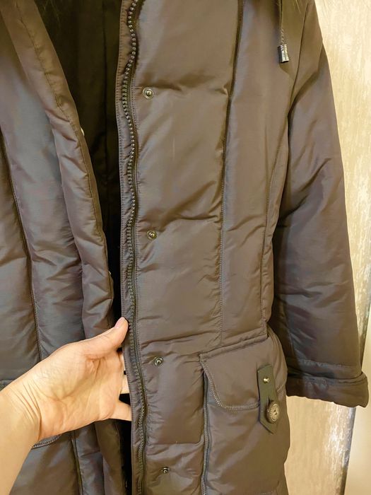 Женский пуховик , куртка . Коричневого цвета