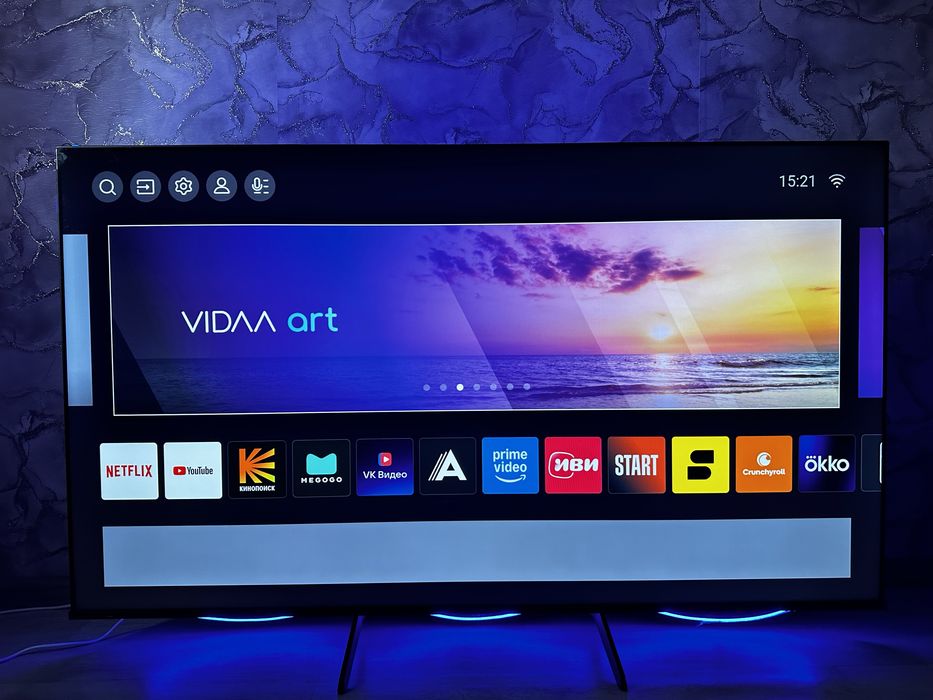 Smart TV в отличном состояний. 191 см. 6 серия сверх тонкий.