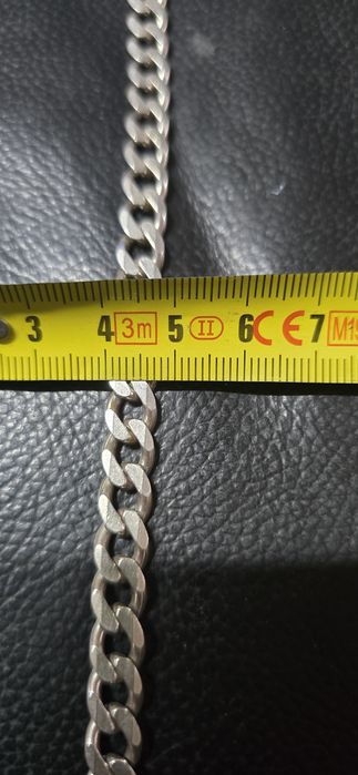 Lant cuban argint masiv 65 cm