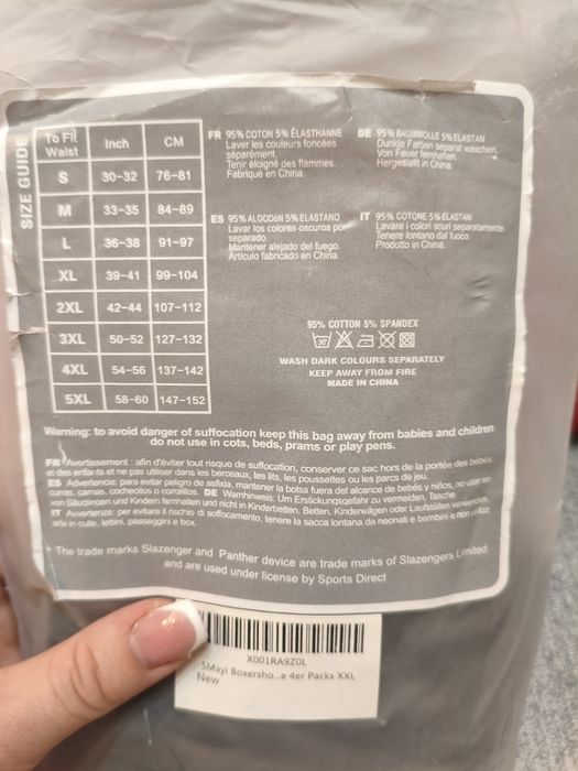 Set de 4 perechi de boxeri 5Mayi Boxer Shorts – 4 bucăți, XXL