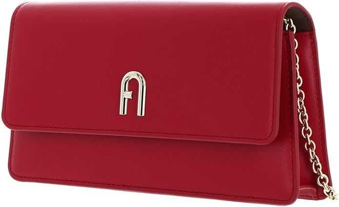FURLA Diamante Mini Crossbody XS Rosso Veneziano