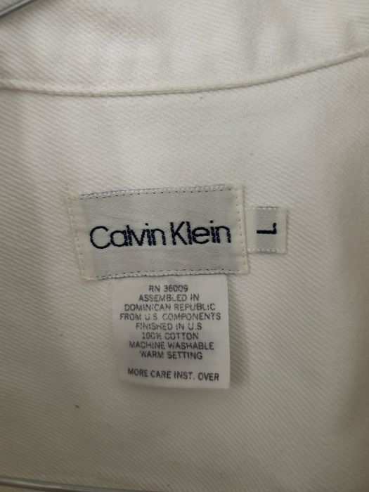 Бяло дънково яке Calvin Klein